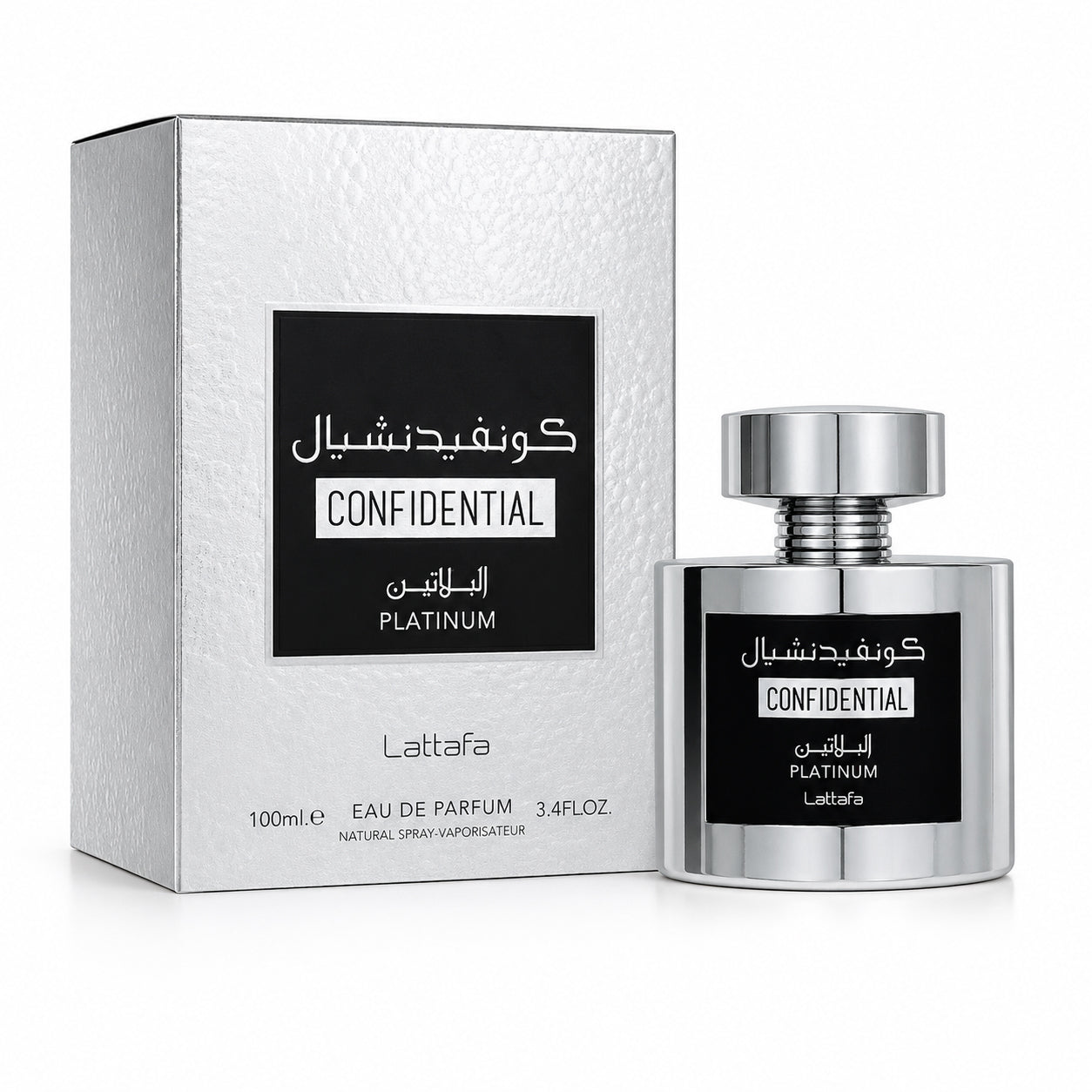 Confidental Platinum - Lattafa - EDP 100ml.