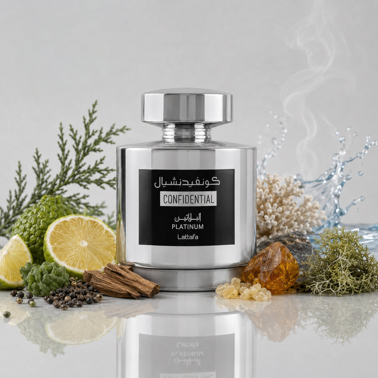 Confidental Platinum - Lattafa - EDP 100ml.