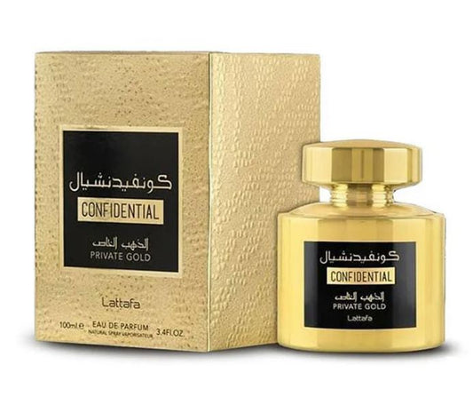 Confidential Private Gold - Lattafa - EDP 100ml.