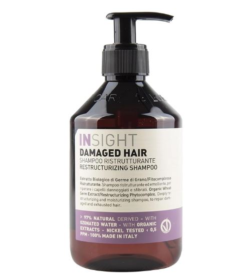 Champú Reestructurante Damaged Hair - InSight - 400ml.