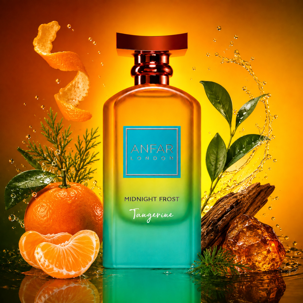Midnight Frost Tangerine- Anfar London Extrait de Parfum 100ml.
