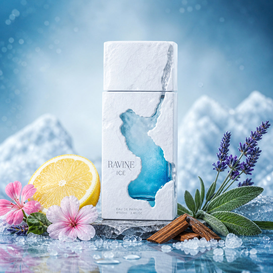 Ravine Ice | Perfume fresco acuático inspirado en Pacific Rock Moss – ADUME