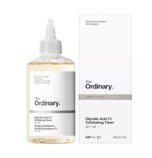 Tónico Exfoliante con Ácido Glicólico 7% - The Ordinary - 240ml.